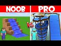 NOOB FOUND SUPER WATER SLIDE IN MINECRAFT! Minecraft - NOOB vs PRO