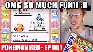 STARTING AN EPIC POKÉMON RED ADVENTURE!! - Pokémon Red Walkthrough Part 1