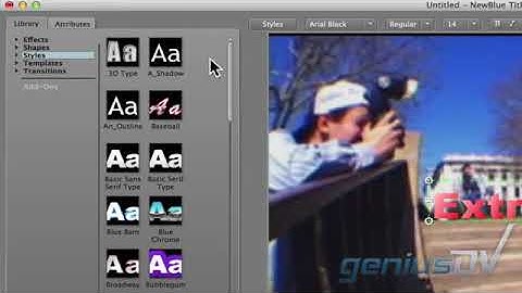 Avid Media Composer NewBlue 3D Title Tool