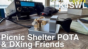 QRP POTA with N2GF at Jordan Lake SRA + Surprise QSO with Leo in Germany!