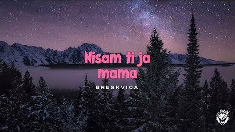 Breskvica - Nisam ti ja mama (TEKST)