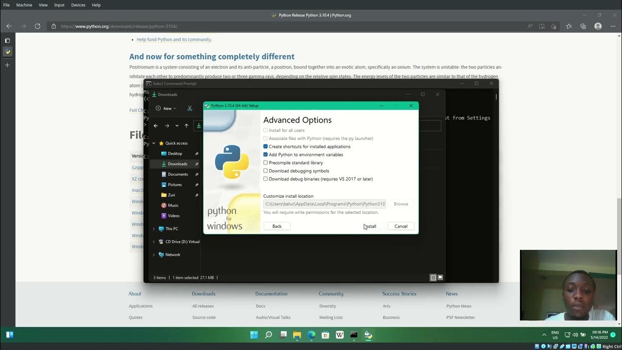How to Setup Your Python Environment - Windows - YouTube