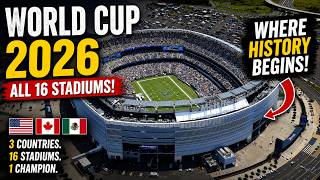 All 16 FIFA World Cup 2026 Stadiums RANKED (Biggest to Smallest); THE MEGA-Venues Changes Everything