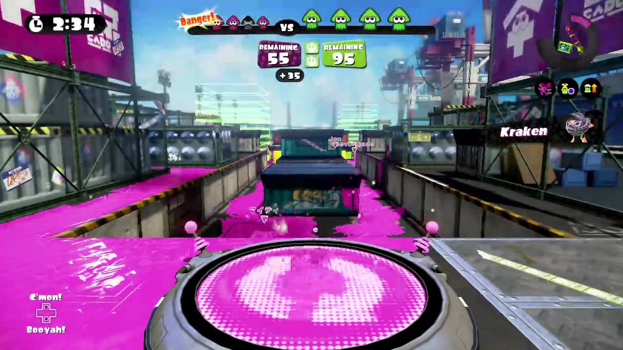 Splatoon - Online Splat Zone at Port Mackerel