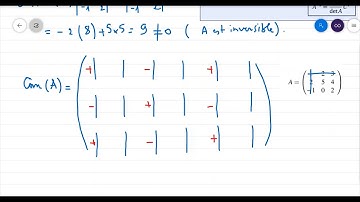 Algèbre 2, Déterminants, exercice 10 fiche 2 (partie 1)
