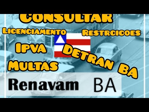 Consultar Situação De Veiculos Da   Bahia