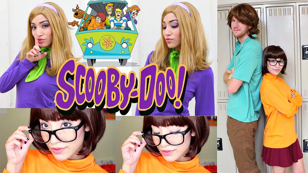 Daphne and Velma Makeup Tutorial: SCOOBY DOO - YouTube.