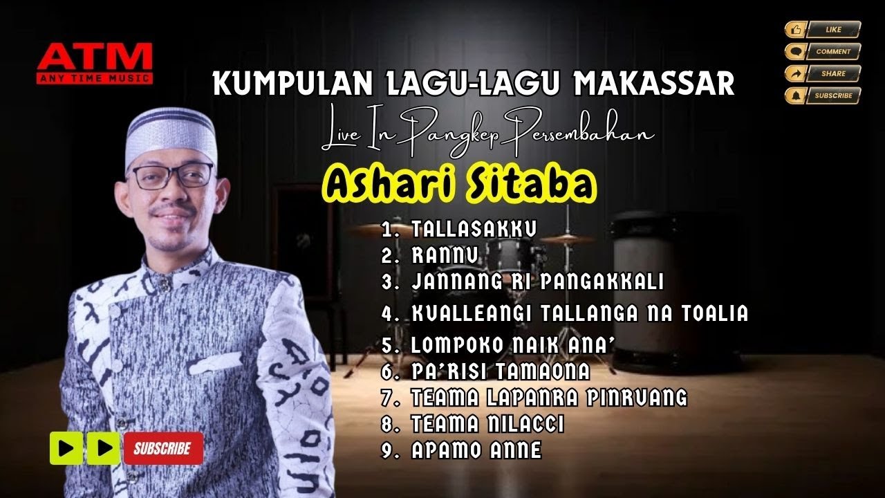 Kumpulan Lagu Makassar Terbaik Persembahan Ashari Sitaba Live In Kabupaten Pangkep