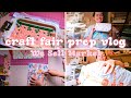 Market prep vlog  in the hoop bags  lots of sewing  small business temu haul  studio vlog 67