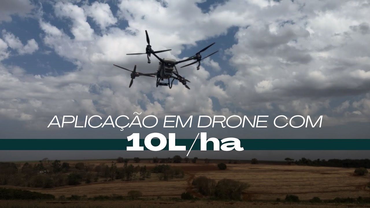 Aplicação de 10L/ha com Drone: Vale a Pena? 🚀 Pulverização Eficiente no Campo!