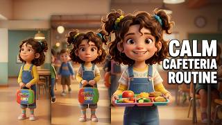 What Happens in the School Cafeteria | A Social Story for Kids