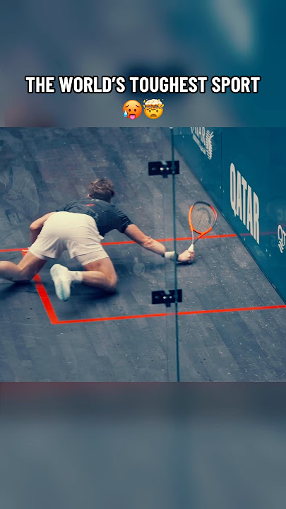 Is Squash the World’s TOUGHEST SPORT⁉️🥵 #sports #squash