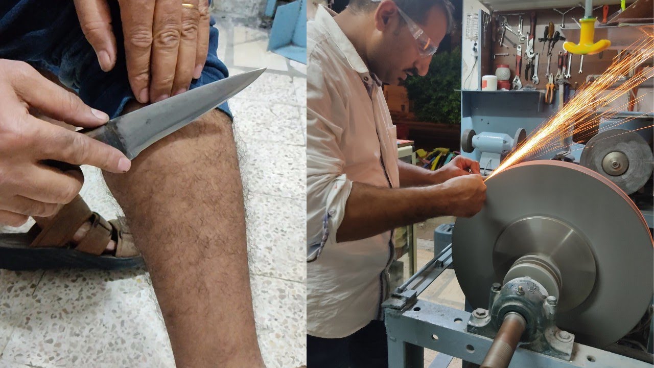 سن سكاكين و مقصات بطريقة صحيحة 💯🔥