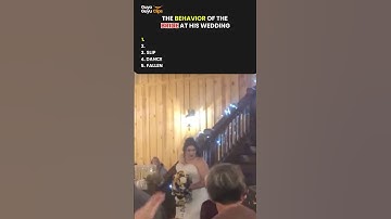 THE BEHAVIOR OF THE BRIDE AT HIS WEDDING #funnycomedy #funnyshort #wedding #weddingproposal