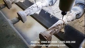 Máy điêu khắc tượng cnc đa năng | Máy đục gỗ 4d xoay tròn