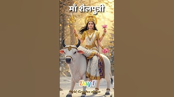 Day 1 of Navratri - maa Shailputri 🌺🌺🔱✨️#navratri #maadurga#shorts#durga #day1 #durgapuja #garba#new