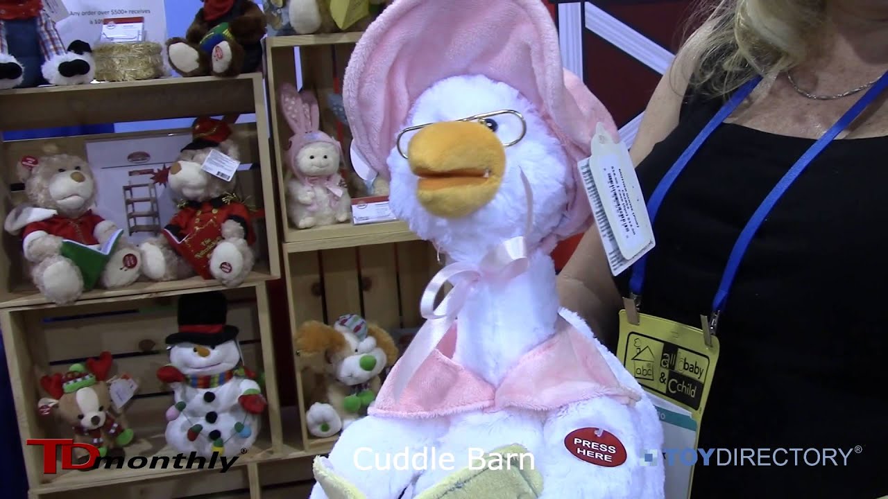 mother goose animated soft plush toy