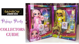 Adult Doll Collector Review of Rainbow Junior High Pajama Party Dolls
