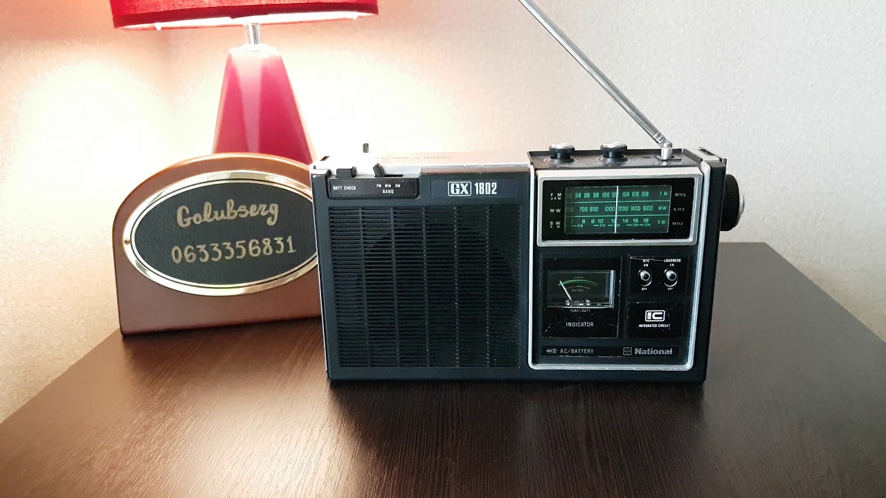 National / Matsushita /Panasonic GX-1802 Тест - YouTube