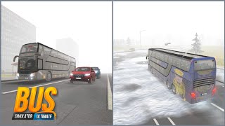 🚌 Bus Simulator Ultimate || Blizzard Weather Gameplay 🌨️ screenshot 4