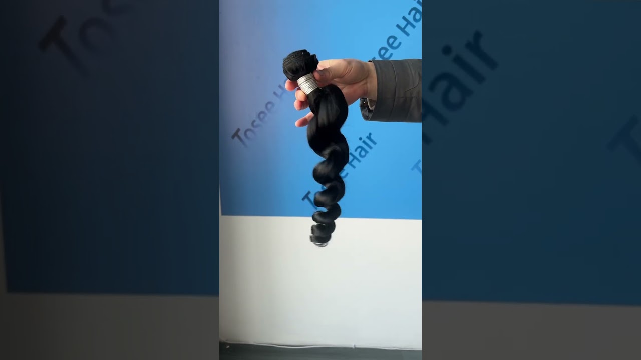 Human hair loose wave bundles 