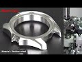 CNC Working Process | Watch Case making with on Brother Machine CNC | Stainless steel