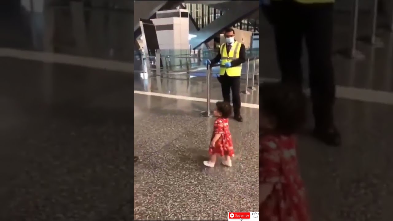 Toddler Ask Airport Security If She Can Hug Her Aunt In Adorable Video VIRAL MEDIA