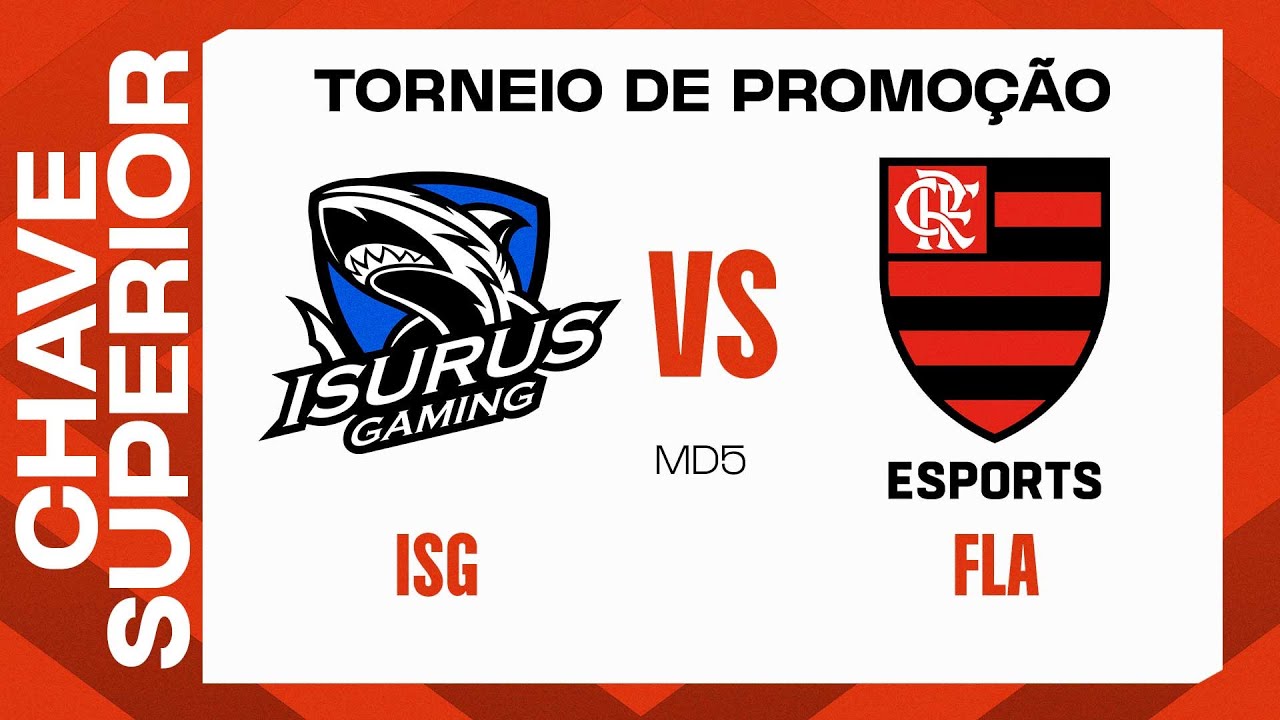 O torneio de promoção acontece entre os dias 30 de setembro e 8 de outubro entre equipes do tier 2 brasileiro, tier 2 latinoamericano e a Isurus, que joga sua permanência na elite. A equipe vencedora estará no CBLOL 2026 🏆

Quinta-feira, 2 de outubro de 2025:
13h - Isurus Gaming (ISG) x (FLA) FLAMENGO Redragon

Siga nossos canais:
X: https://twitter.com/LTASul
Facebook: https://www.facebook.com/LTASul
Instagram: https://instagram.com/ltasul 
Twitch: https://twitch.tv/ltasul
TikTok: https:/tiktok.com/@ltasul
WhatsApp: https://bit.ly/ltasulzap