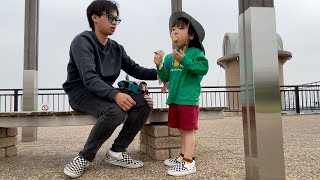Weekday Vlog] My 4-year-old son was in a bad mood after