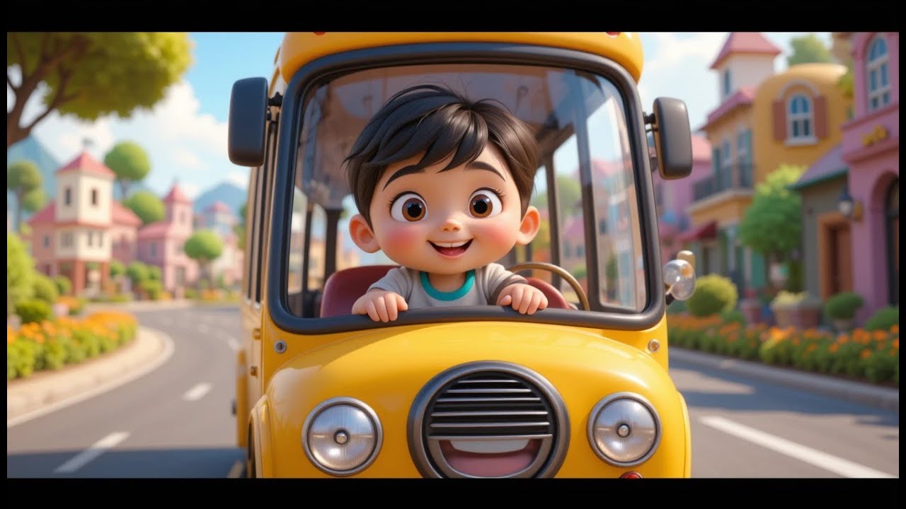 Ding Ding! It's a Bumpy Ride Rhyme Song | Popular Nursery Rhyme & Lyrics for Kids