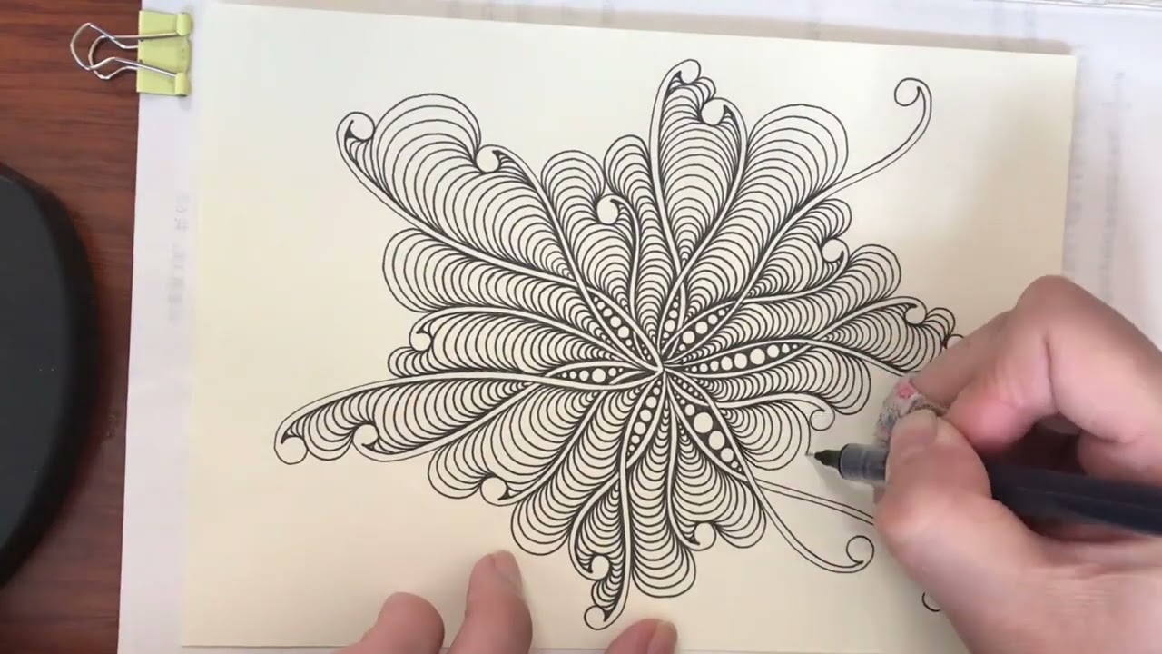 Easy DIY Doodle: Soft Floral Swirls for Beginners (No Skills Needed)
