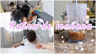 Rutina de mañana bebé de 12 meses y niño de 2 años | Morning Routine with 2 children by Silvana en Casa 85,811 views 4 years ago 9 minutes, 56 seconds