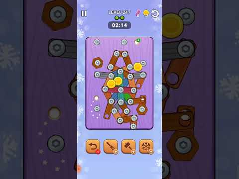 Wood Screw Puzzle Level 217 GAME Walkthrough