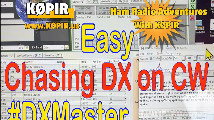 Chasing DX on CW and The Icom 7300 CW Memories