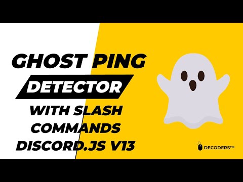 How To Make A Ghost Ping Detector Bot Without Coding | Slash Commands | Discord.js v13 | DECΩDERS™