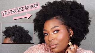 😱4c Hair Easy Wash & Go in Minutes, It Only Needs One Product I HerGivenHair Half Wig #3in1halfwig