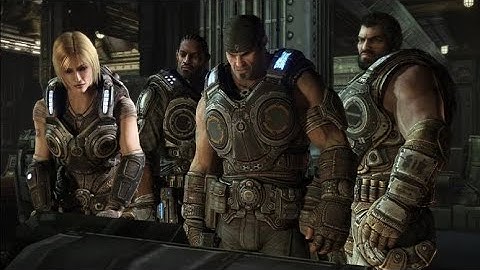 Gears of War 3 campaign on hardcore - arcade mode for them points