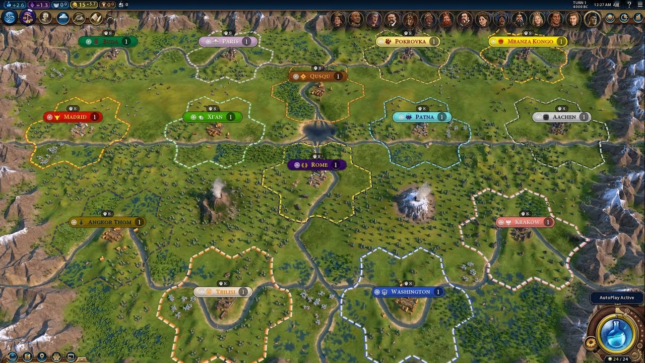 Civ 6 AI Only Timelapse: Valley of Comebacks - YouTube