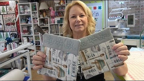 Machine Embroidery Tutorial - DBJJ Potholder, Series 2 + BONUS Embrilliance Merge Tutorial!