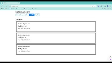 CS50 web project 3-Mail