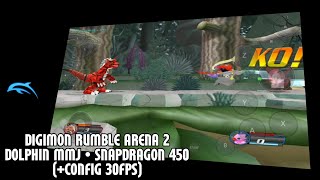 Digimon Rumble Arena 2 Gameplay | Dolphin MMJ Android Snapdragon 450 (+Config 30FPS) screenshot 5