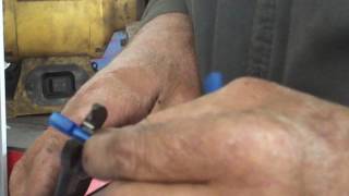 Install Continental Tr7412Ub-Or Radio On Mercedes 190E W201 5. Crimp Speaker Wiring Ends