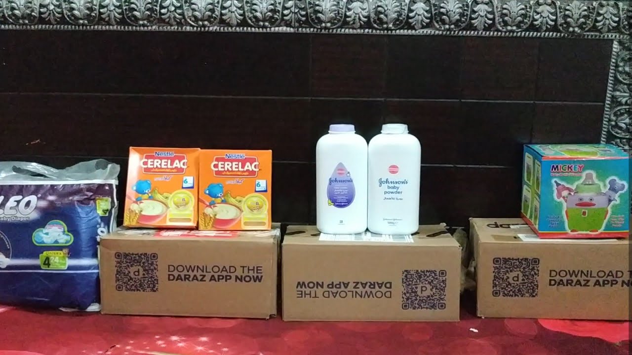 Baby shopping from daraz.pk cheapest baby shoping Johnson's,leo