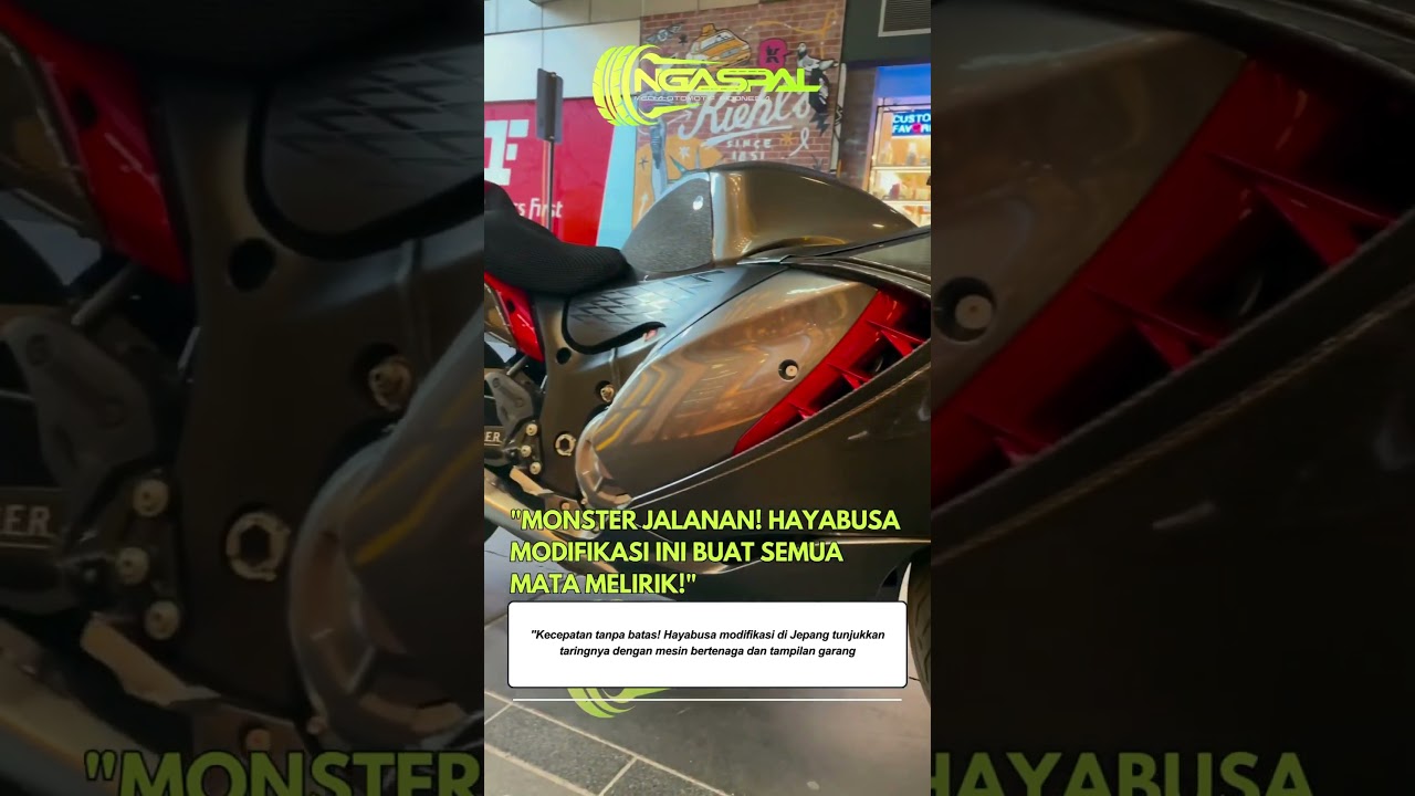 "Monster Jalanan! Hayabusa Modifikasi Ini Buat Semua Mata Melirik!" 