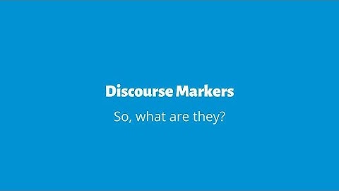 2021 CCFLT Spring Conference- Discourse Markers
