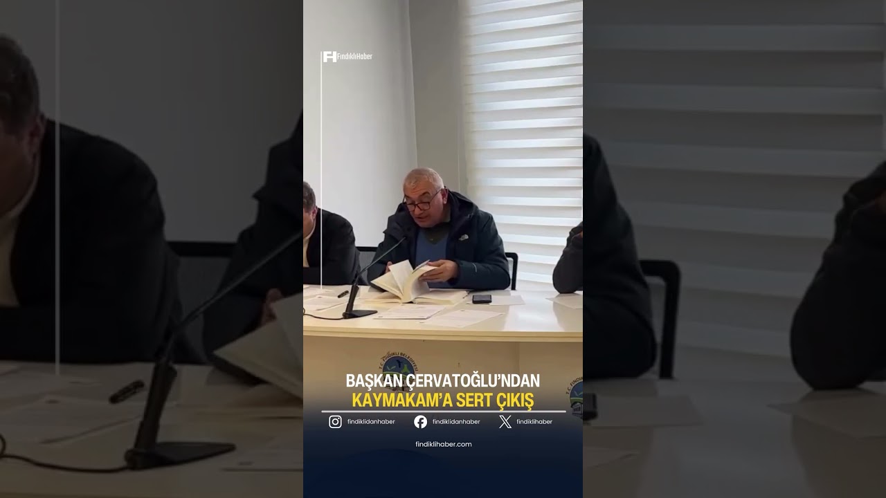 çervatoğlu Kaymakama sert çıktı