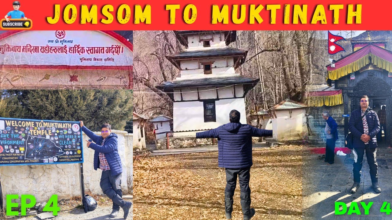 Jomsom to Muktinath 😍| Very peaceful🎉 Nepal Ride 🔥| Day 4 