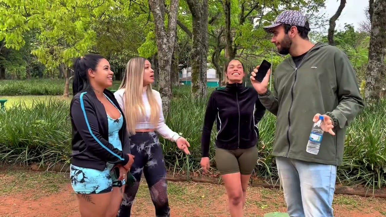 Perguntei paras as MULHERES SOLTEIRAS do parque se elas NAMORARIAM um (PEDREIRO)