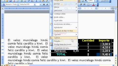 AutoFormato de tablas