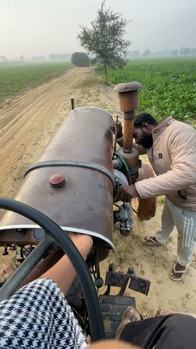 Old ￼Eicher ￼ tractor 🚜 cold 🥶 start #sound #oldisgold